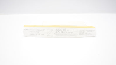 BD 381412 Insyte Autoguard Shielded I.V. Cath. 24Ga x 0.75inch,  20mL/min
